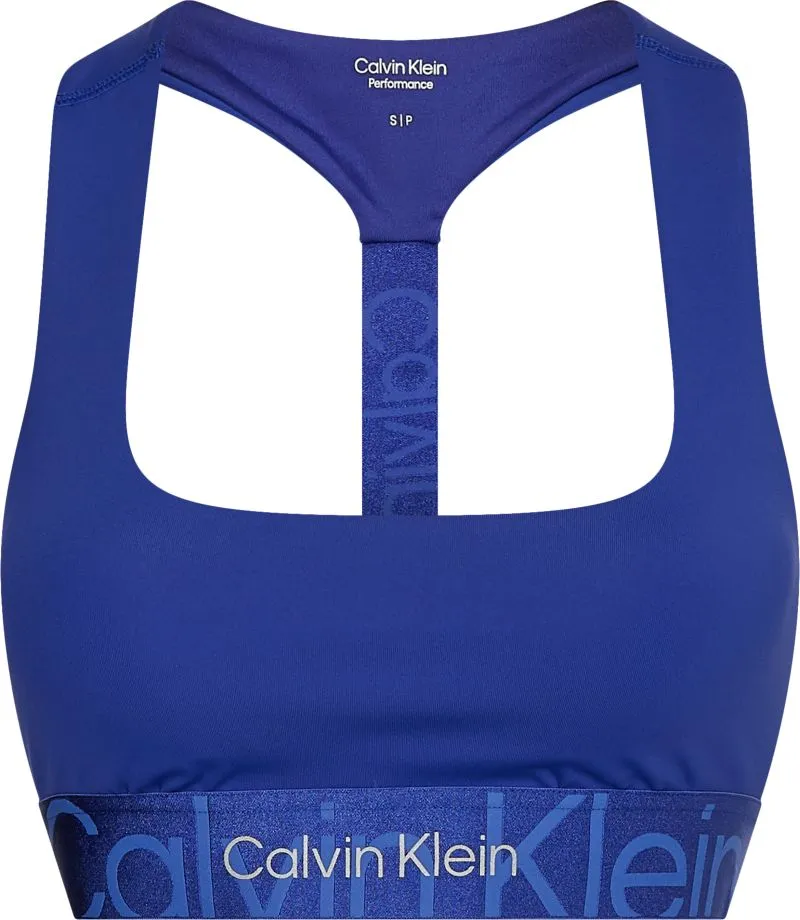 Calvin Klein WO Medium Support Sports Bra - clematis blue