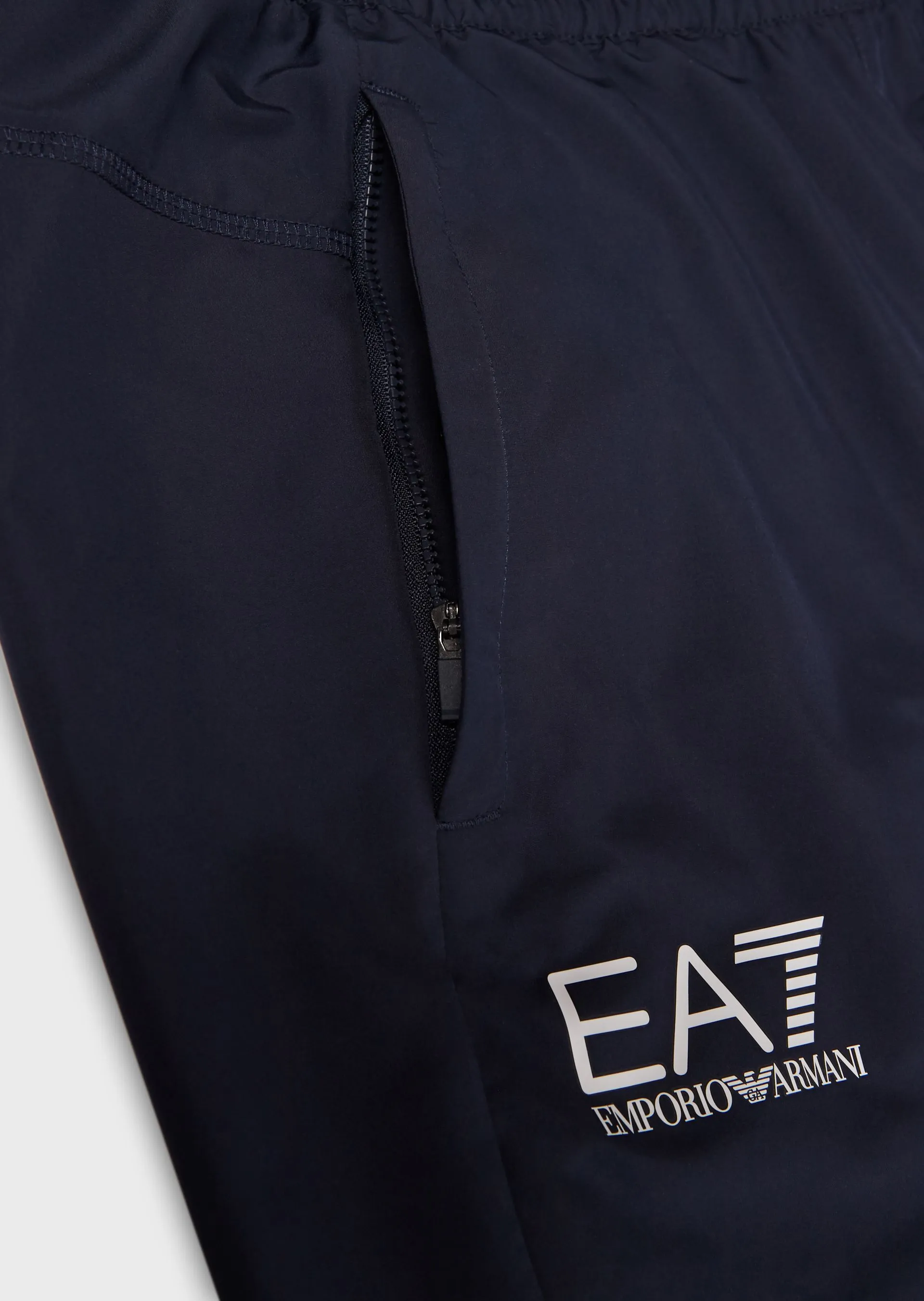EA7 Women Woven Tracksuit - white/navy blue