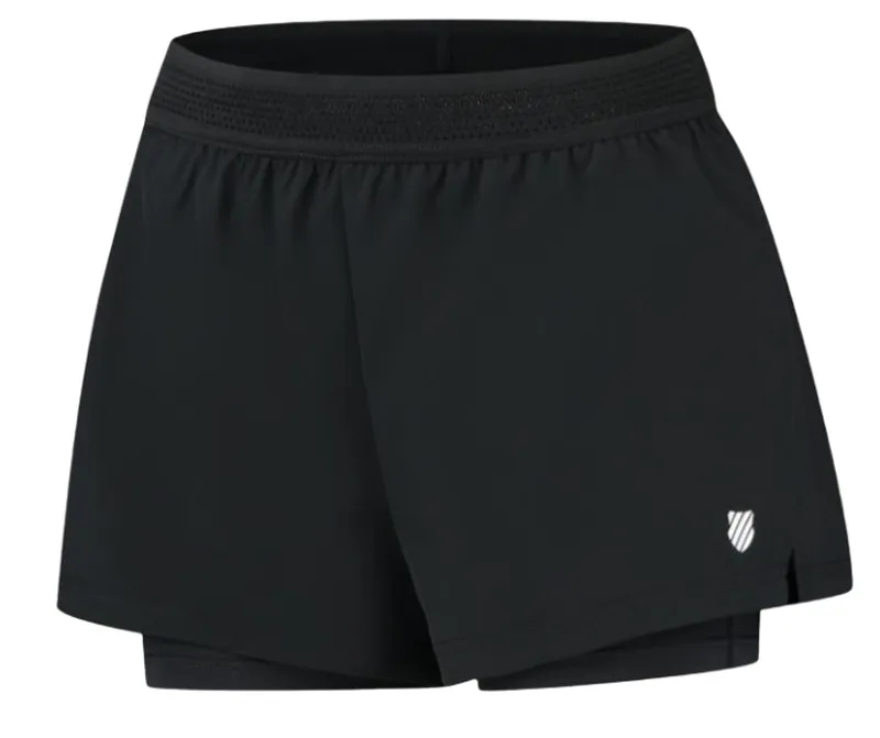 Women's shorts K-Swiss Tac Hypercourt Short 5 - black - Black