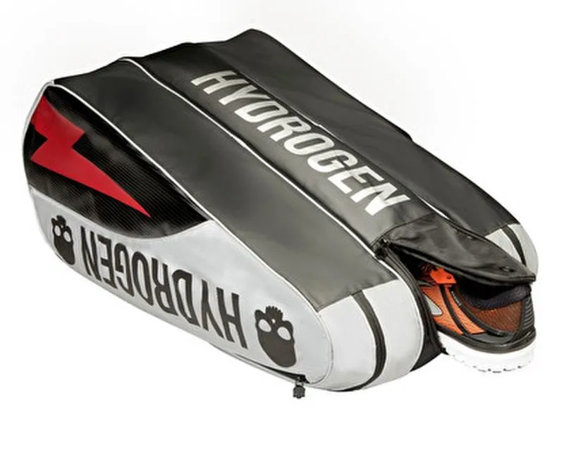 Hydrogen Tennis Bag 12 Rackets - black/silver