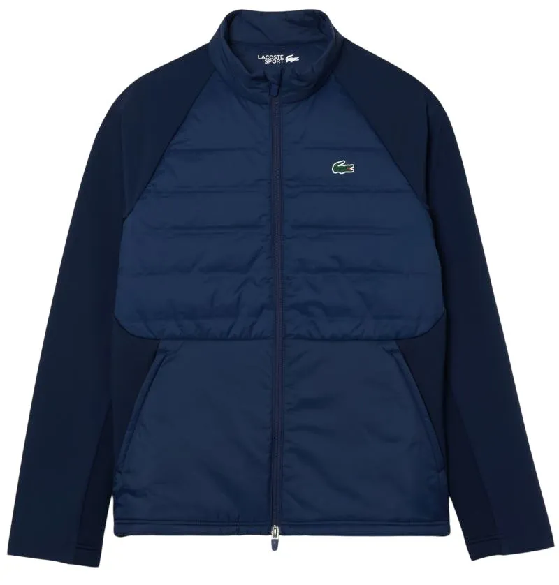 Lacoste High-Neck Quilted Sport - navy blue
