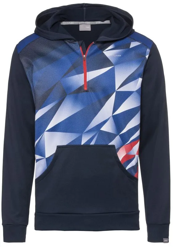Head Medley Hoodie M - royal blue/red