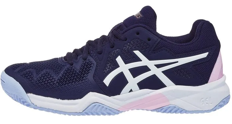 Asics Gel-Resolution 8 Clay GS - peacoat/cotton candy