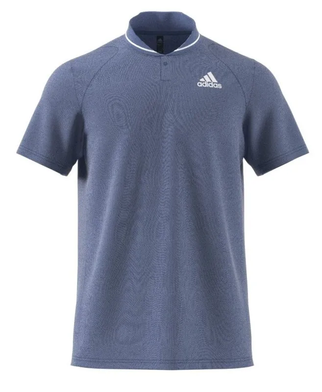 Adidas Club Rib Polo - blue/white