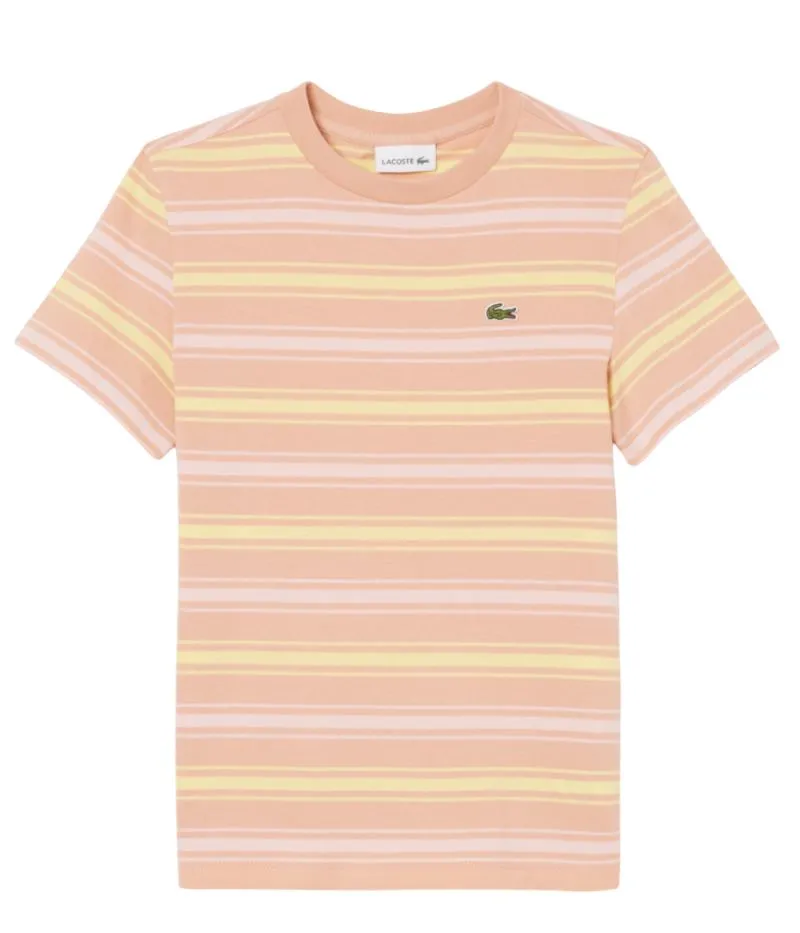 TJ8408_I0W_24 Lacoste Boys Contrast Stripe Cotton