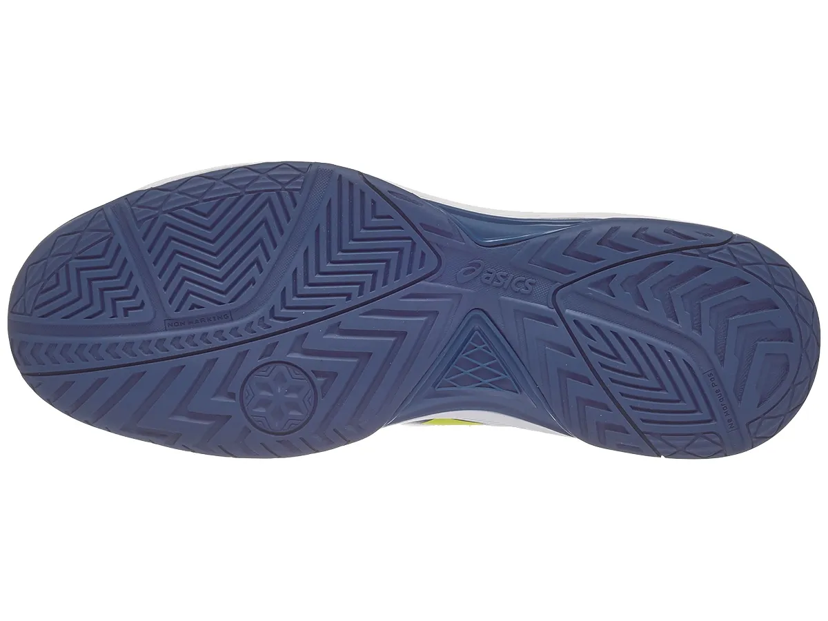 Asics Gel-Dedicate 5 - sulphur spring/ink blue/silver