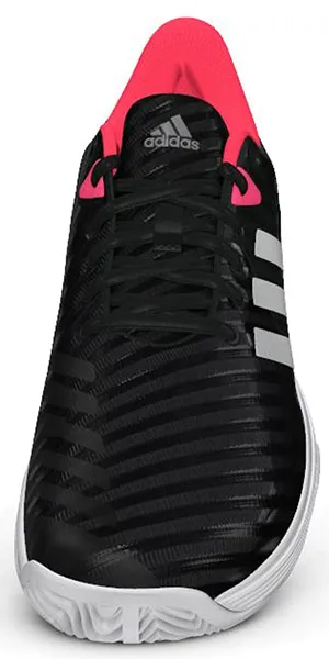 Adidas Barricade Court W - black/matte silver/flash red