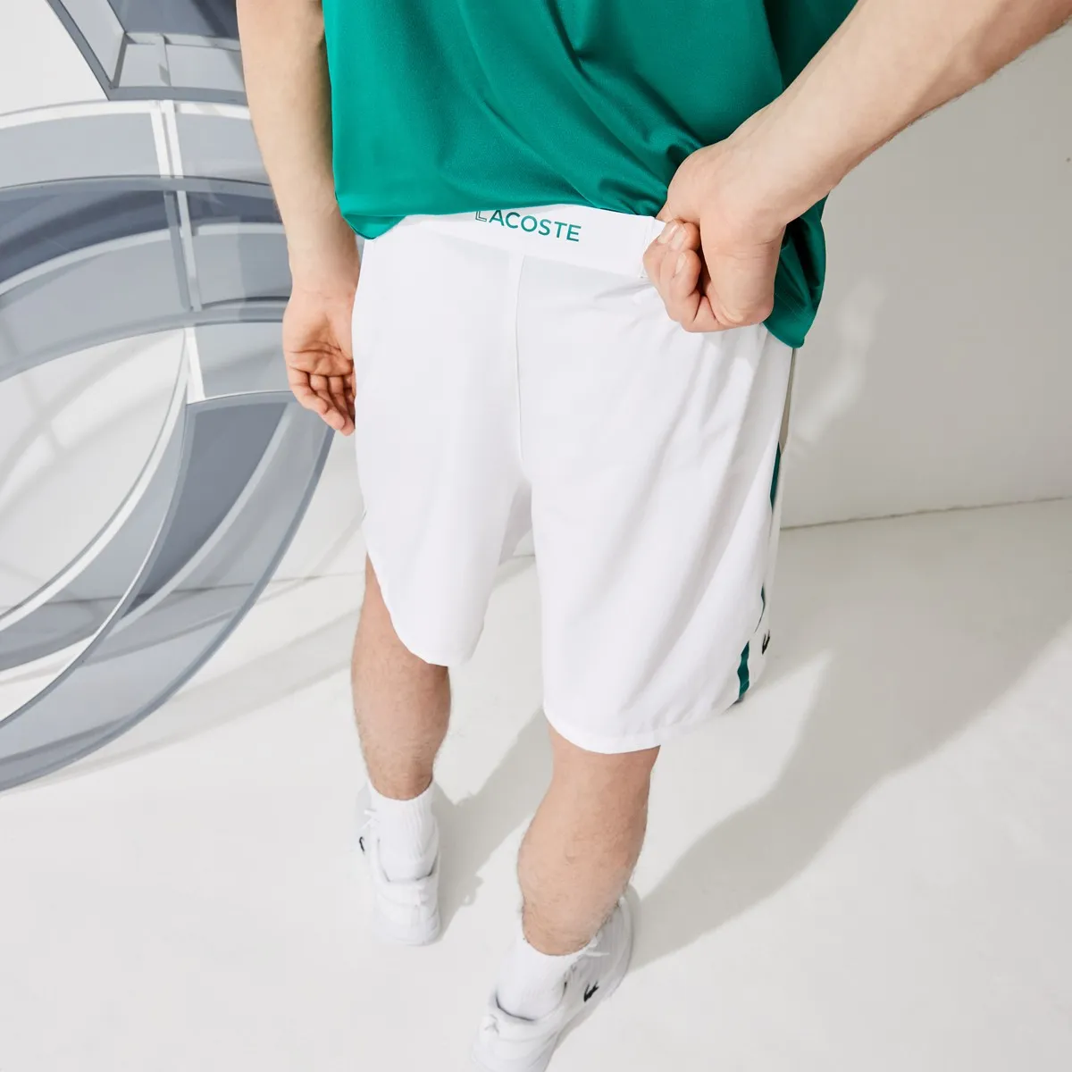 lacoste-men-s-lacoste-sport-x-novak-djokovic-breathable-stretch-shorts-white-gre-6 Lacoste Men’s Lacoste SPORT x Novak Djokovic Breathable Stretch Shorts - white/gre
