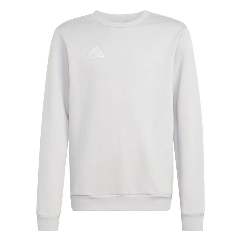 Adidas Kids Entrada 26 Sweat Top - team light grey/white