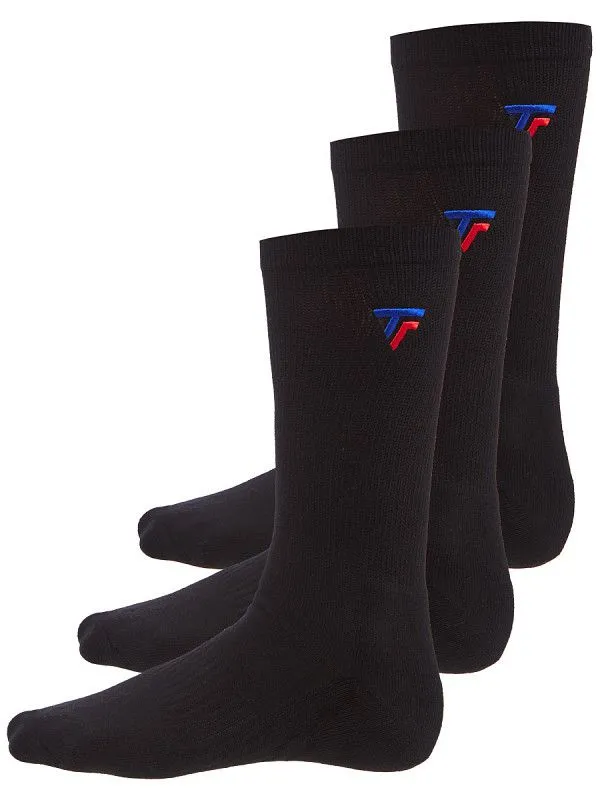 Tecnifibre Men Socks 3 Pairs - 3 pary/black