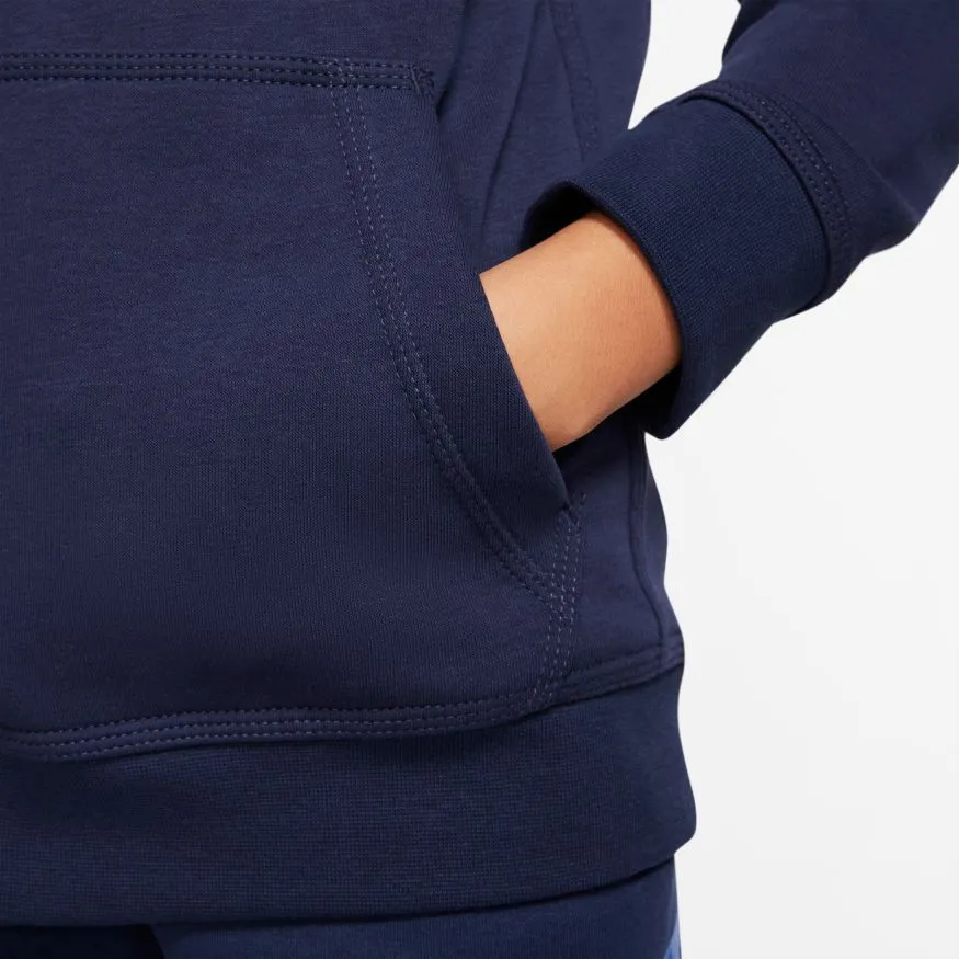 Nike NSW Club + HBR Crew - midnight navy/laser blue/white
