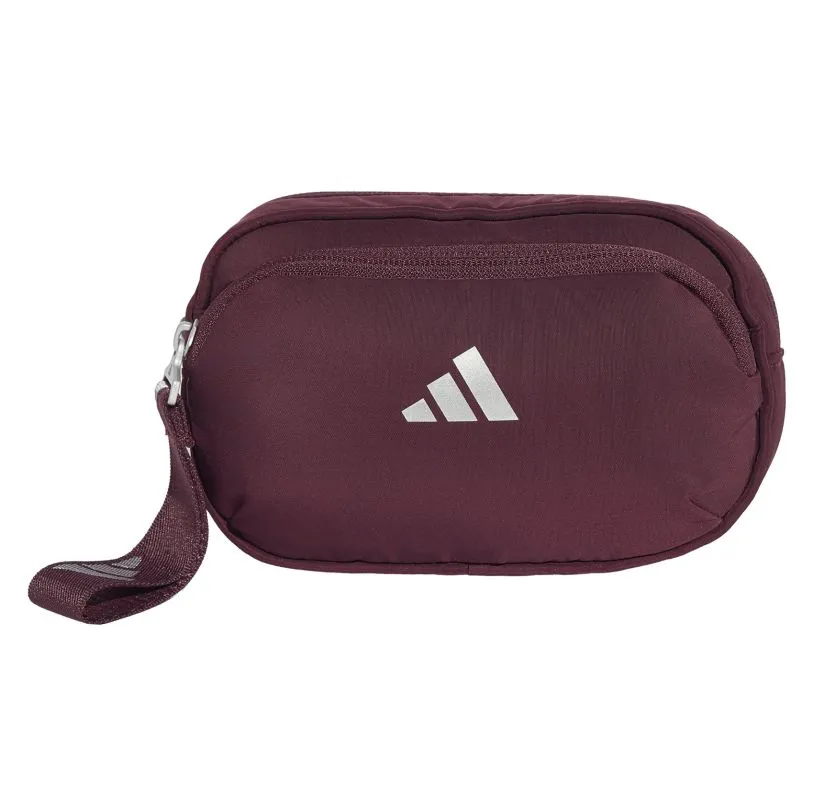 Adidas Sports Waist Bag - maroon/silver metallic