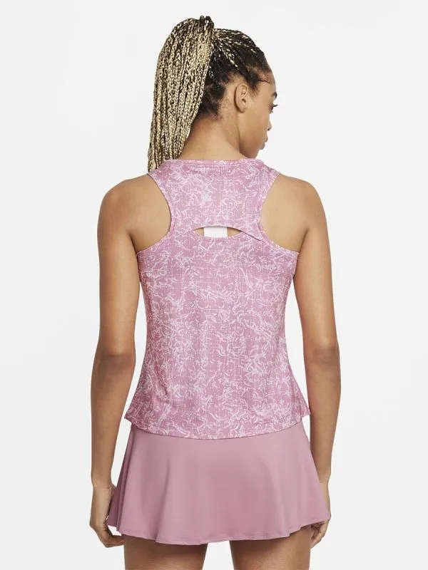 Nike Court Victory Tank Print W - elemental pink/white