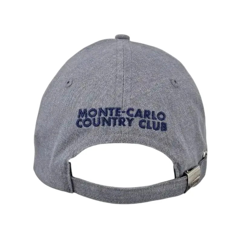 Monte-Carlo Country Club MCCC Washed Cotton - dark grey