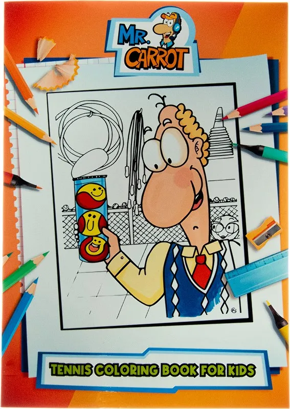 Tennis Coloring Book For Kids