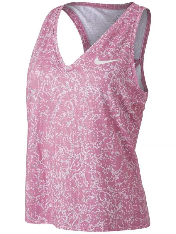 Nike Court Victory Tank Print W - elemental pink/white