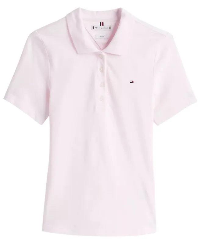 WW0WW43225_TOG_alternate4-Photoroom Tommy Hilfiger 1985 Slim Pique Short Sleeves