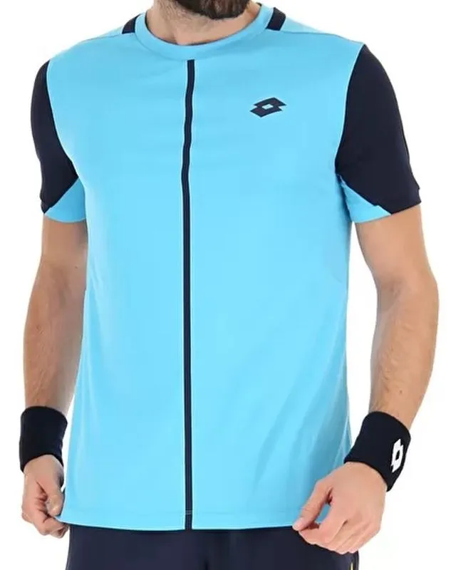 Lotto Top IV Tee - blue atoll/navy blue