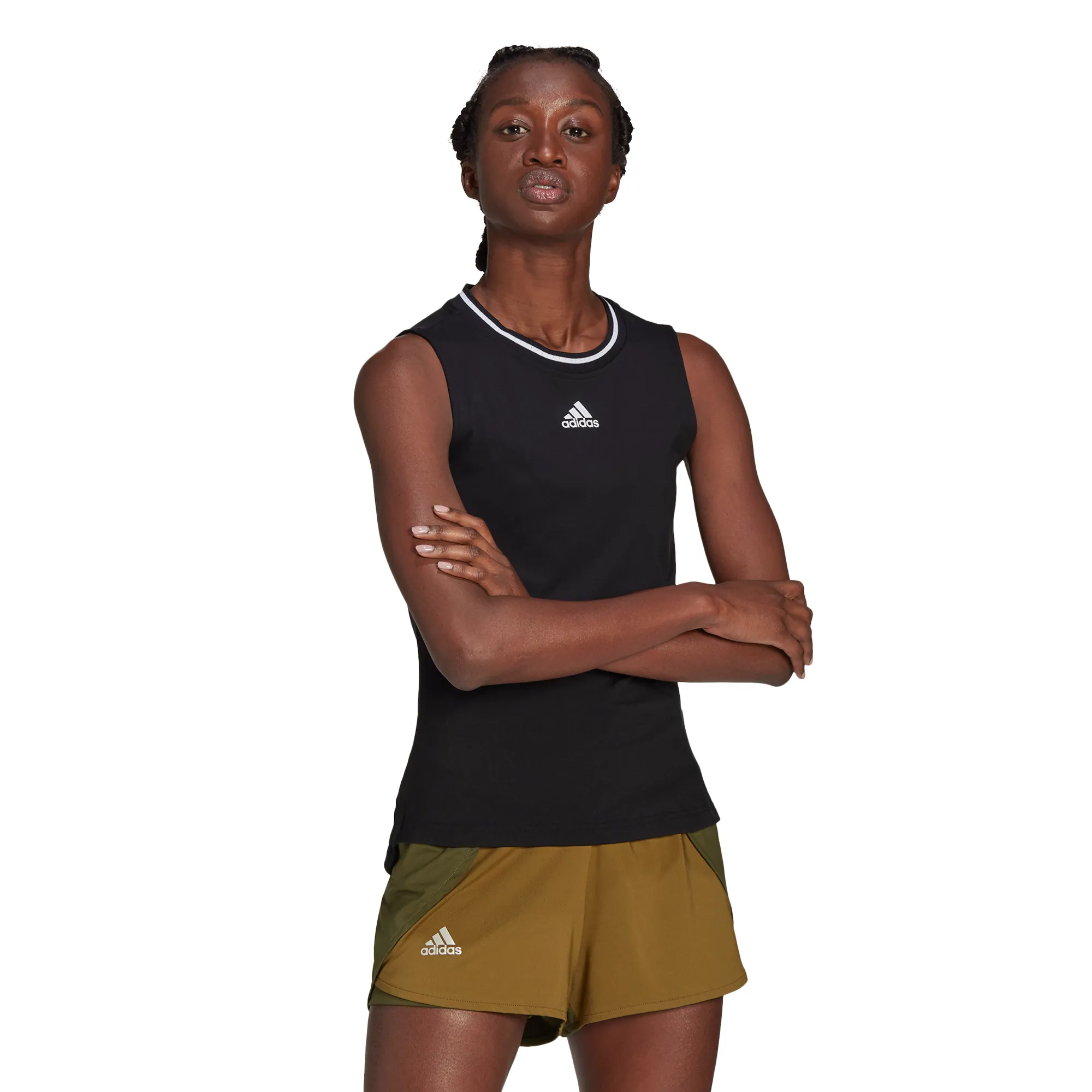 Adidas Match Tank Top W - black/white