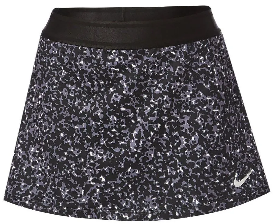 Nike Court Dry Skirt STR PR - black/white