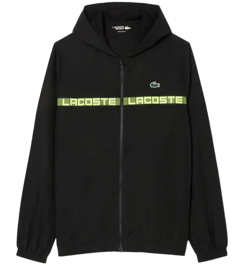 Lacoste Logo Stripe Tennis - black
