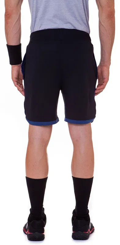 hydrogen-reflex-tech-shorts-black-blue-melange-2 Hydrogen Reflex Tech Shorts - black/blue melange