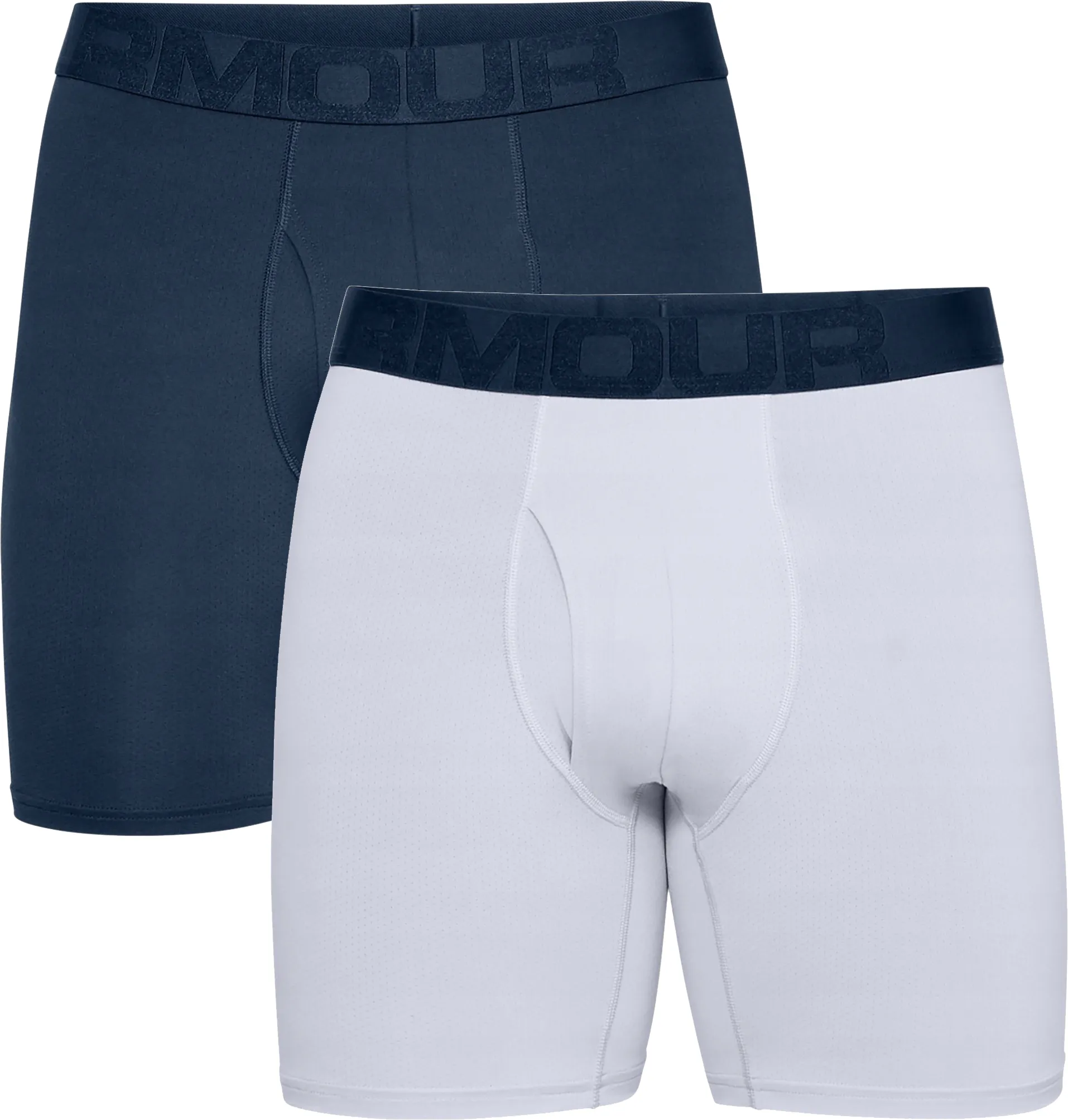Under Armour Tech Mesh Boxerjock 6in 2Pack - navy Under Armour Tech Mesh Boxerjock 6in 2Pack - navy