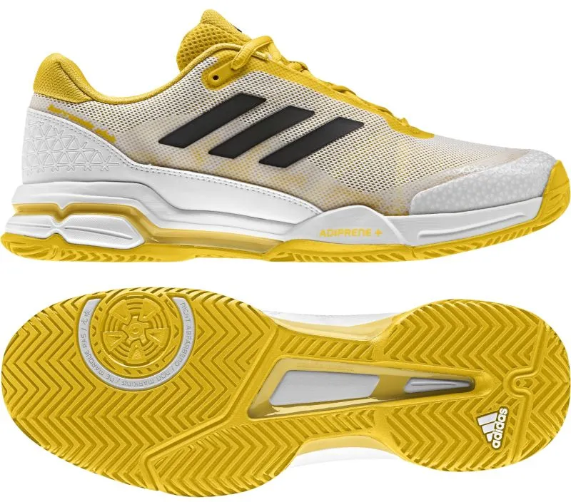 Adidas Barricade Club - yellow/black/white