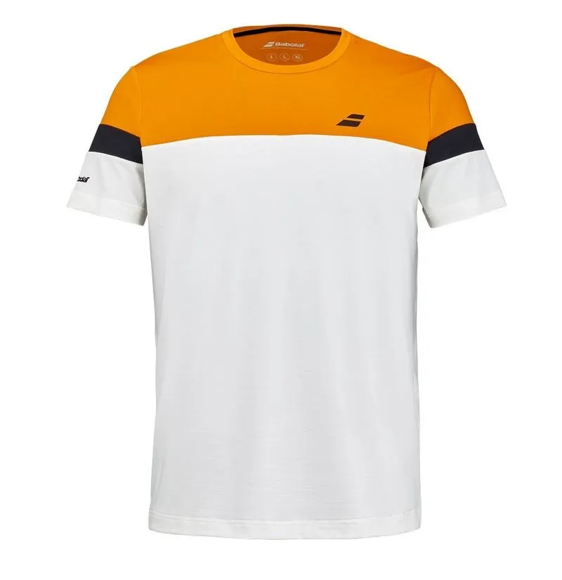 Babolat Padel Crew Neck - orange/cream