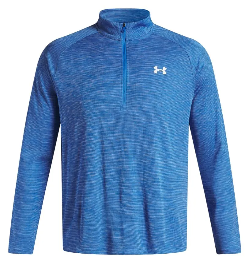 Under Armour Tech Textured 1/2 - blue Under Armour Tech Textured 1/2 - blue