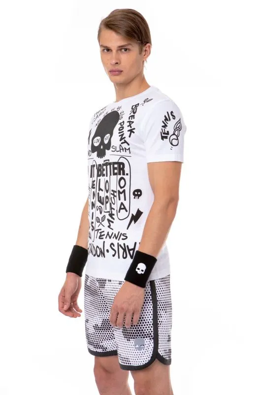 Hydrogen Graffiti Tee Man - white/black