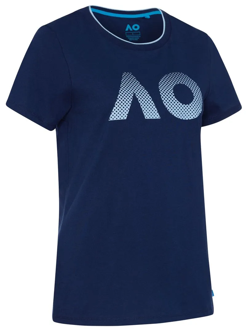 Australian Open AO Textured Logo - navy