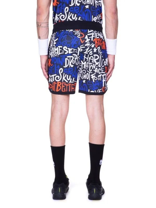 Hydrogen Graffiti Tech Shorts Man - black
