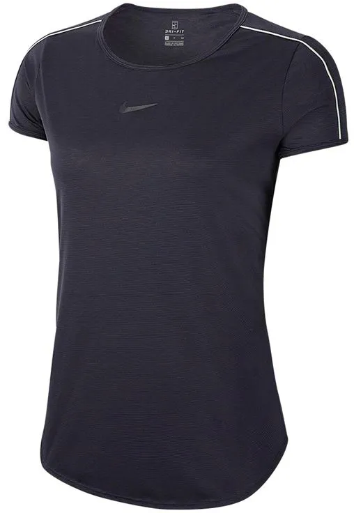 Nike Court Dry Top - gridiron/white/white/gridiron