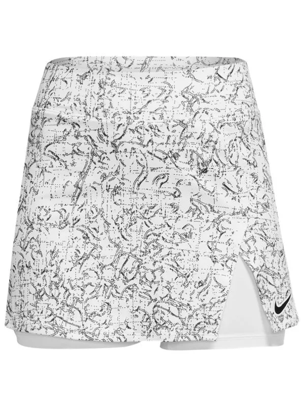 Nike Court Victory Skirt STR Printed W - white/black Nike Court Victory Skirt STR Printed W - white/black