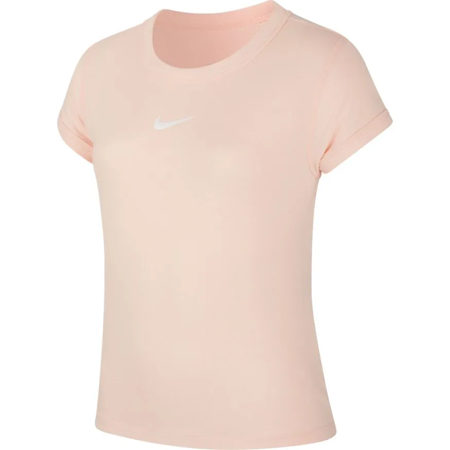 nike-court-g-dry-top-ss-washed-coral-white-1 Nike Court G Dry Top SS - washed coral/white