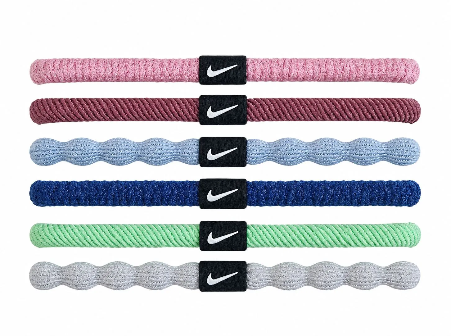 Gumki do włosów Nike Flex Hair Tie 6P - multicolor