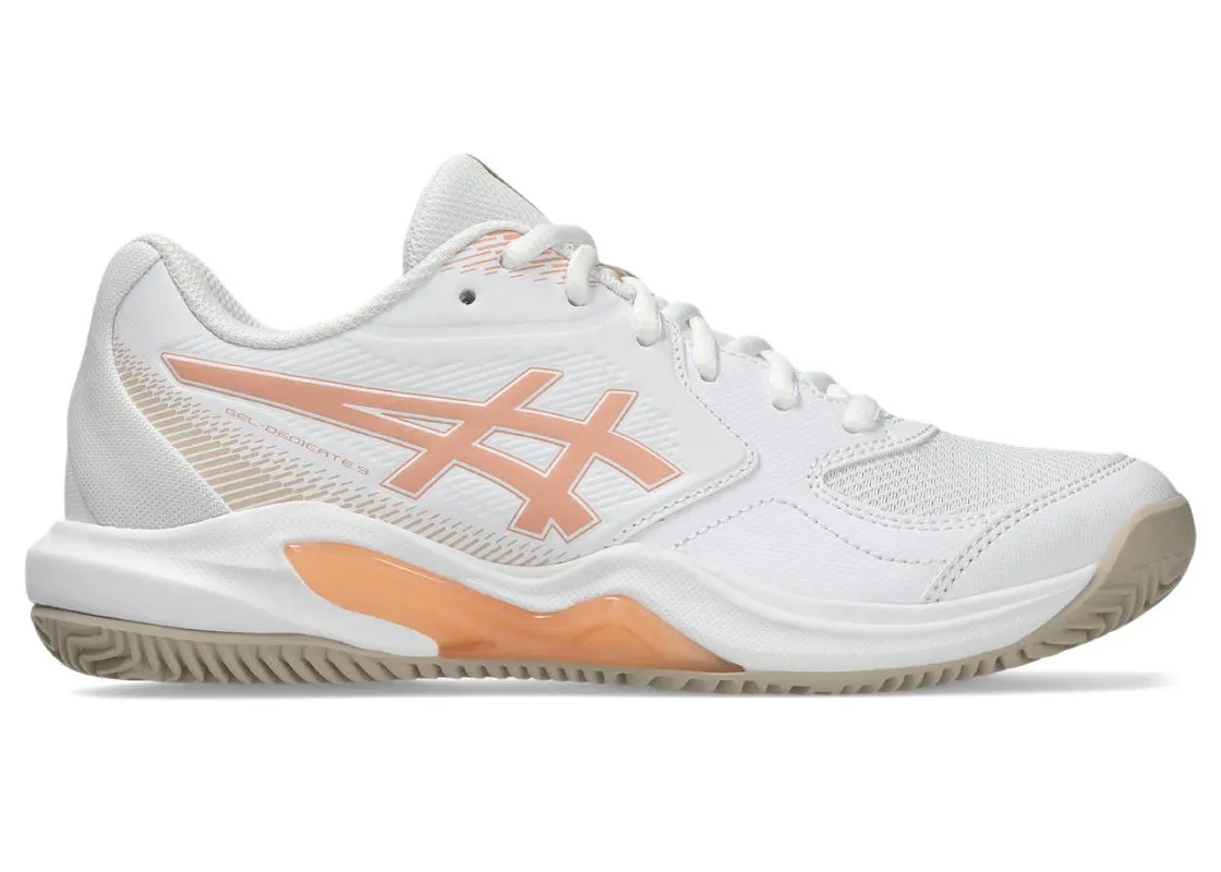 Asics Gel-Dedicate 9 Clay - white/cantaloupe Asics Gel-Dedicate 9 Clay - white/cantaloupe