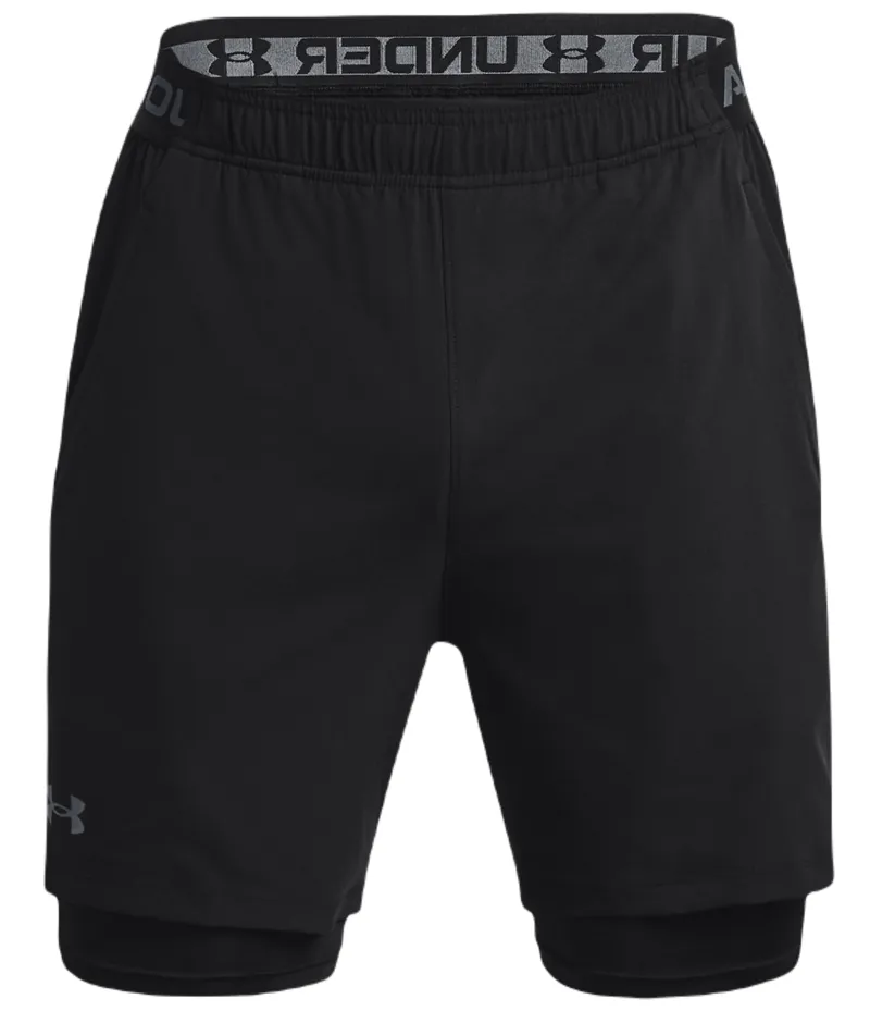Under Armour Vanish Woven 2-in-1 Shorts - black/pitch gray