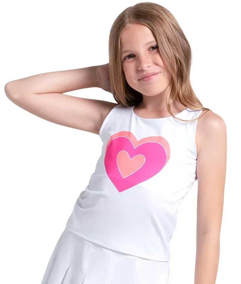 Lucky in Love Girls Glow Set - white