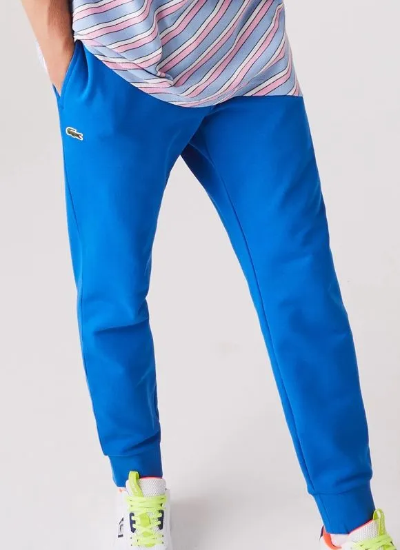 Lacoste Men's SPORT Cotton Fleece Tennis Sweatpants - blue Lacoste Men's SPORT Cotton Fleece Tennis Sweatpants - blue