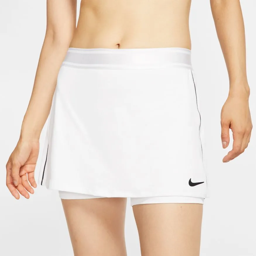 Nike Court Dry Skirt - white/black/white/black