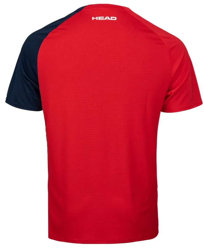 head-striker-t-shirt-b-red-print-vision-2 Head Striker T-Shirt B - red/print vision