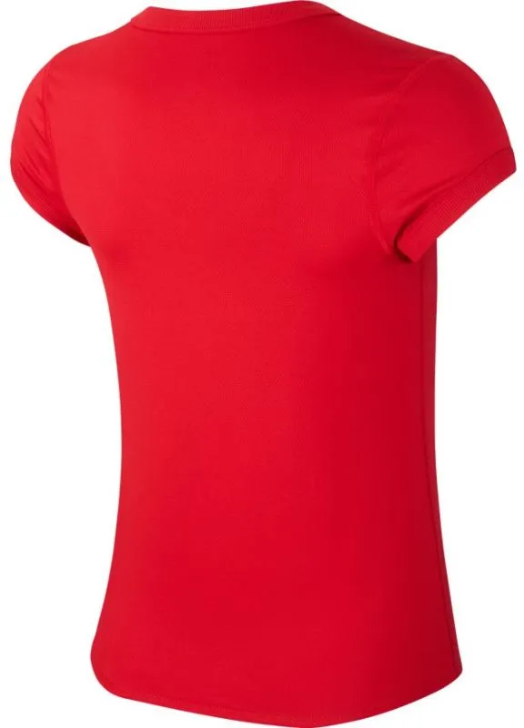 Nike Court Dry Top SS W - gym red/gym red/white