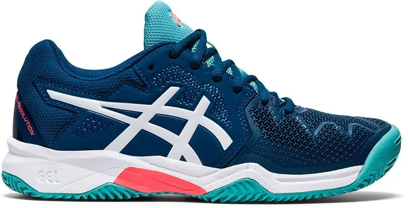 asics-gel-resolution-8-clay-gs-mako-blue-white-1 Asics Gel-Resolution 8 Clay GS - mako blue/white