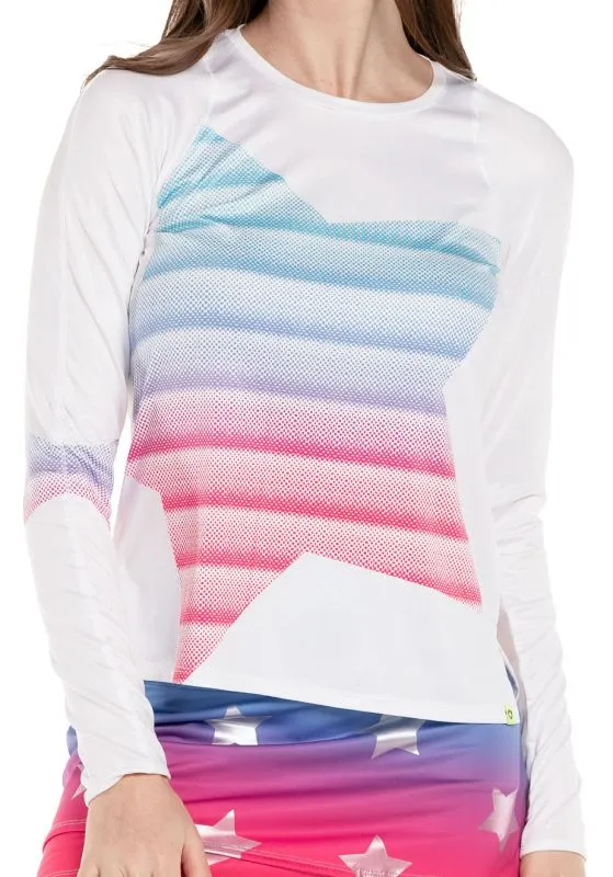 Lucky in Love Luv Core Star Bright Long Sleeve - multicolor Lucky in Love Luv Core Star Bright Long Sleeve - multicolor