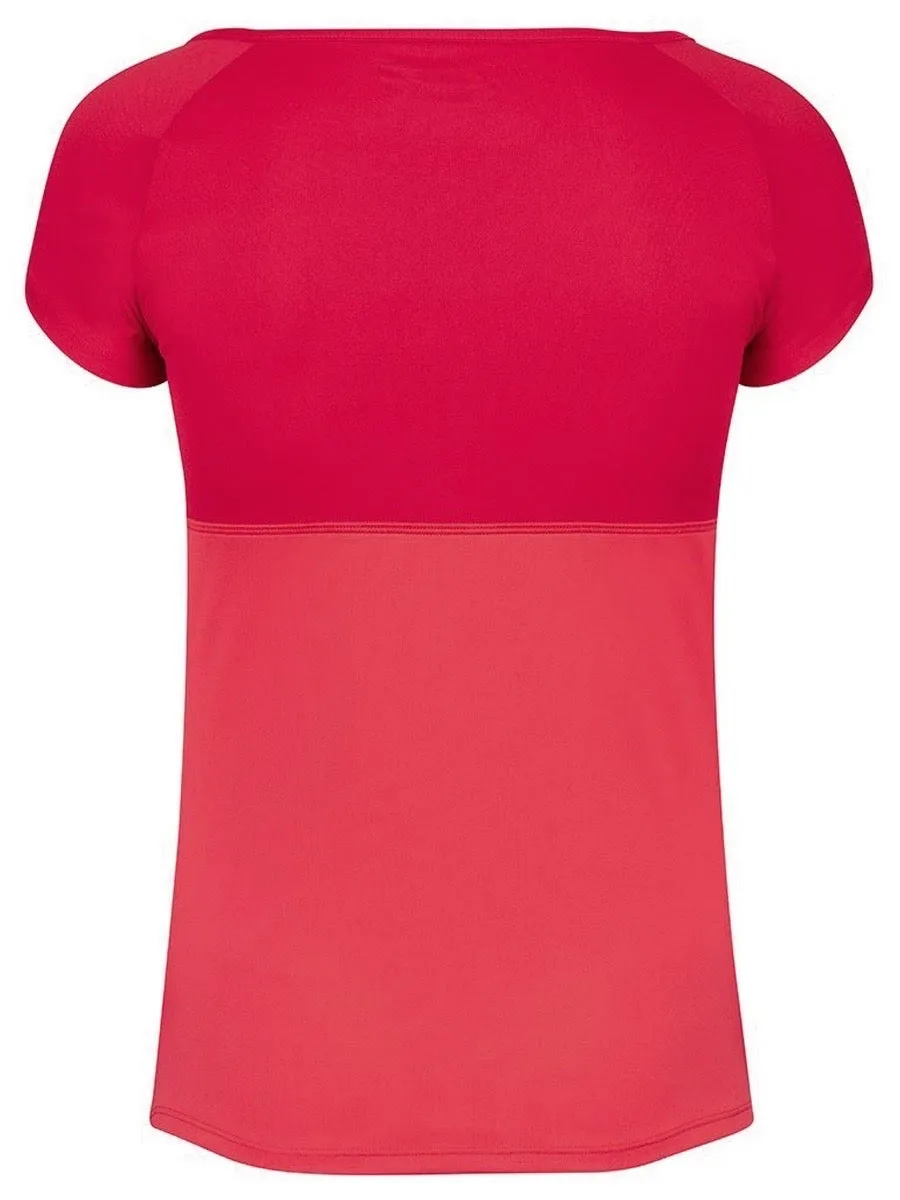 Babolat Play Cap Sleeve Top Girl - tomato red