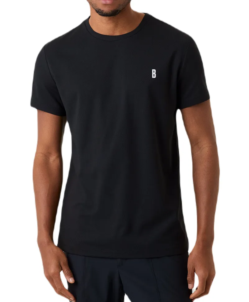 Björn Borg Ace T-shirt Stripe - black beauty
