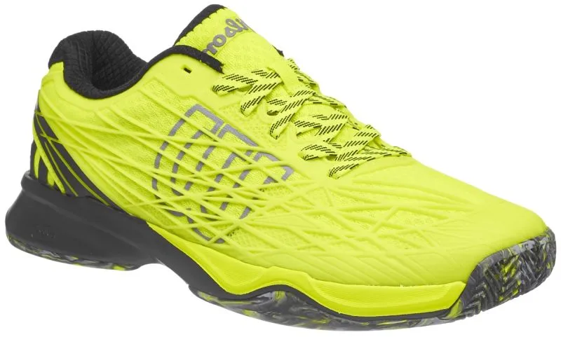 Wilson Kaos Clay Court - safety yellow/black/artic
