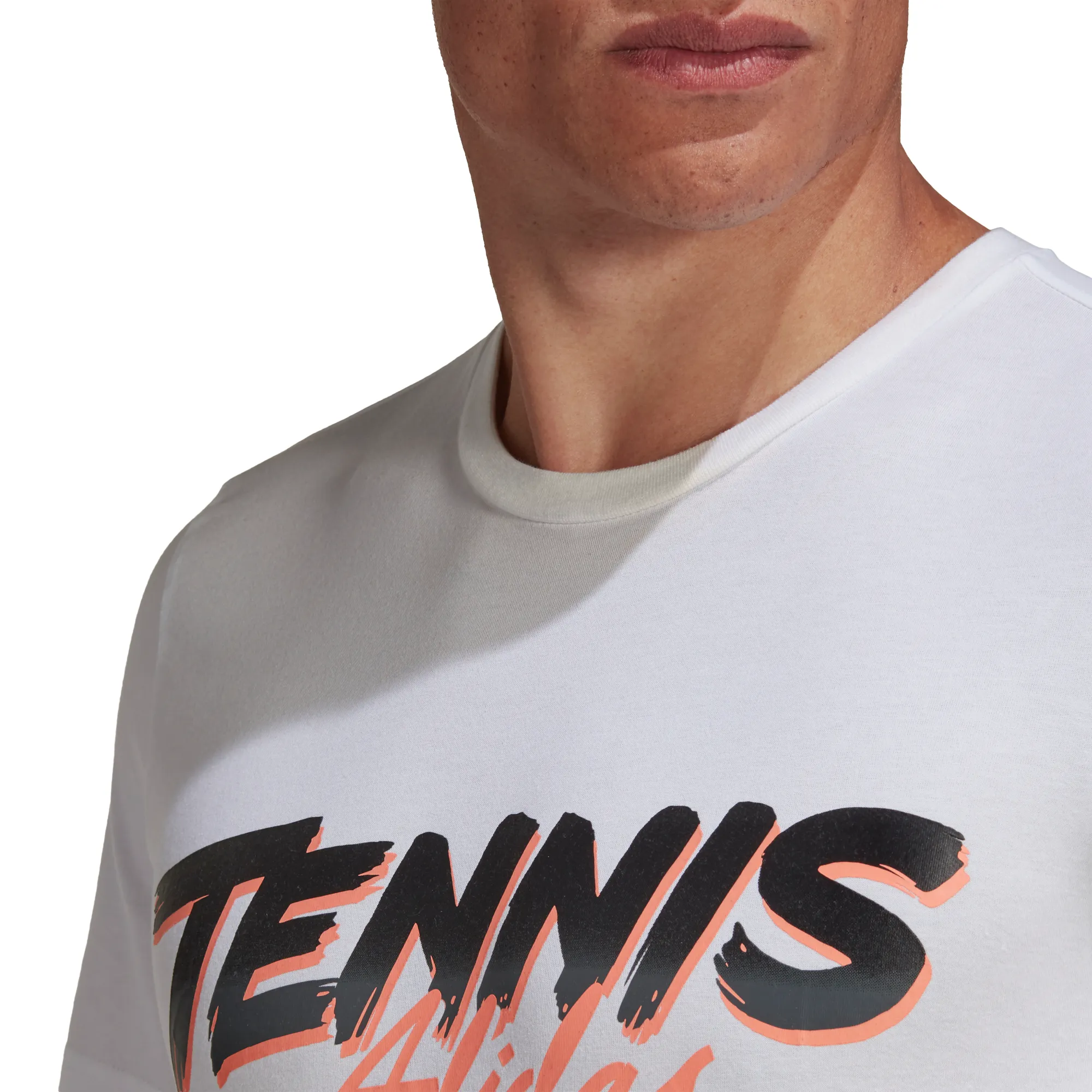 Adidas Tennis Script Tee - white